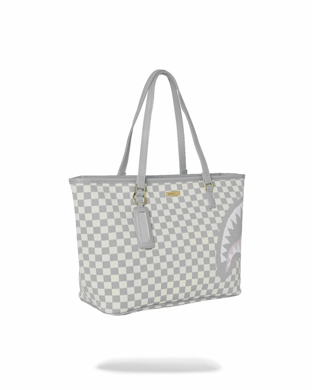 KNIT SHARKS IN PARIS IN CREAM TOTE | Sprayground On Sale