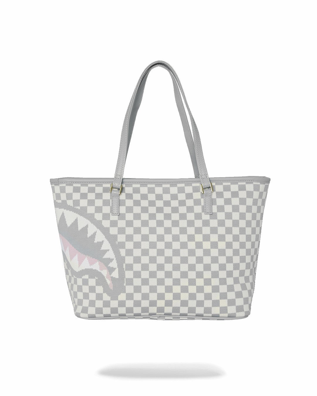 KNIT SHARKS IN PARIS IN CREAM TOTE | Sprayground On Sale