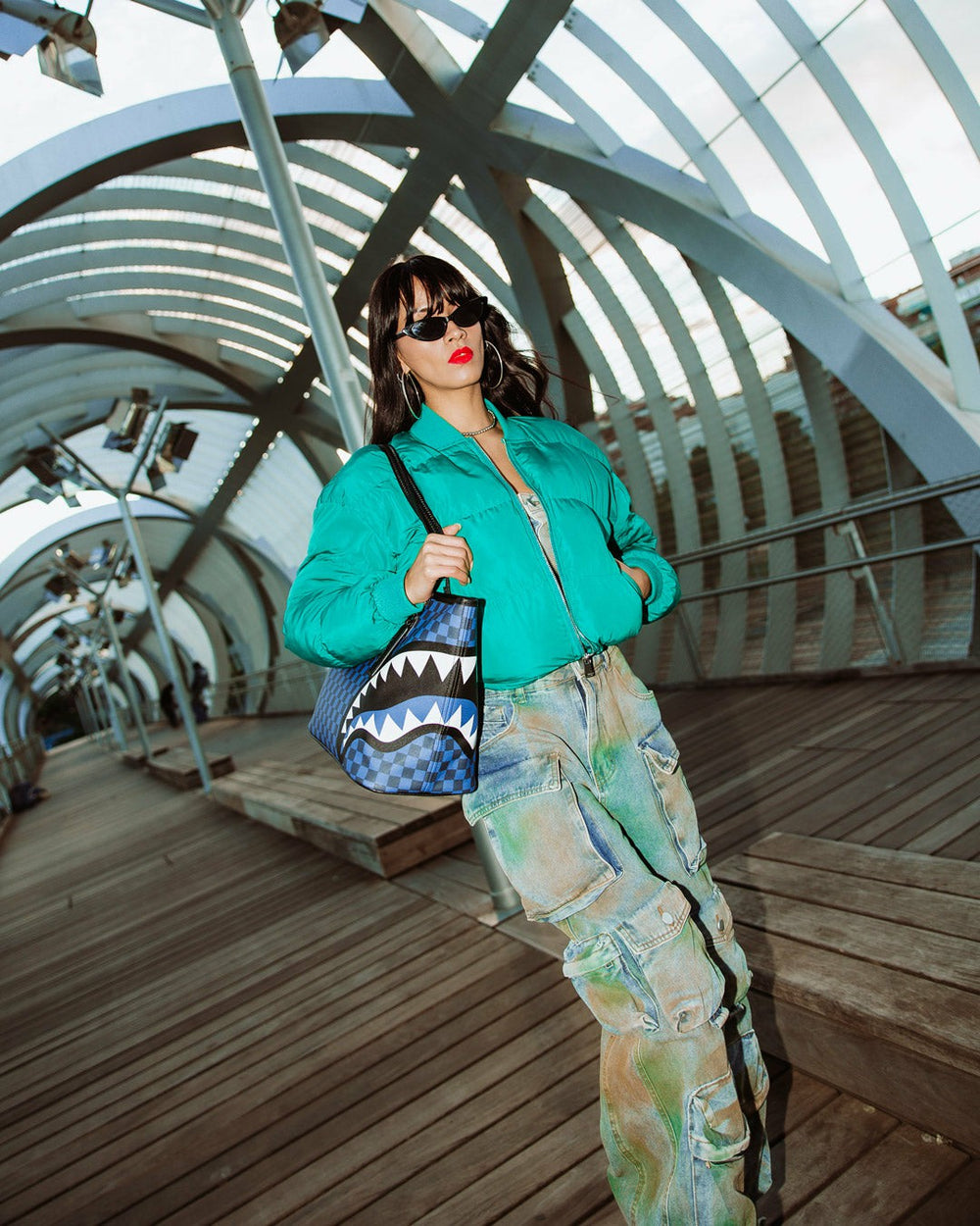 MIDNIGHT MAGIC SHARKS IN PARIS TOTE | Sprayground Limited Offer