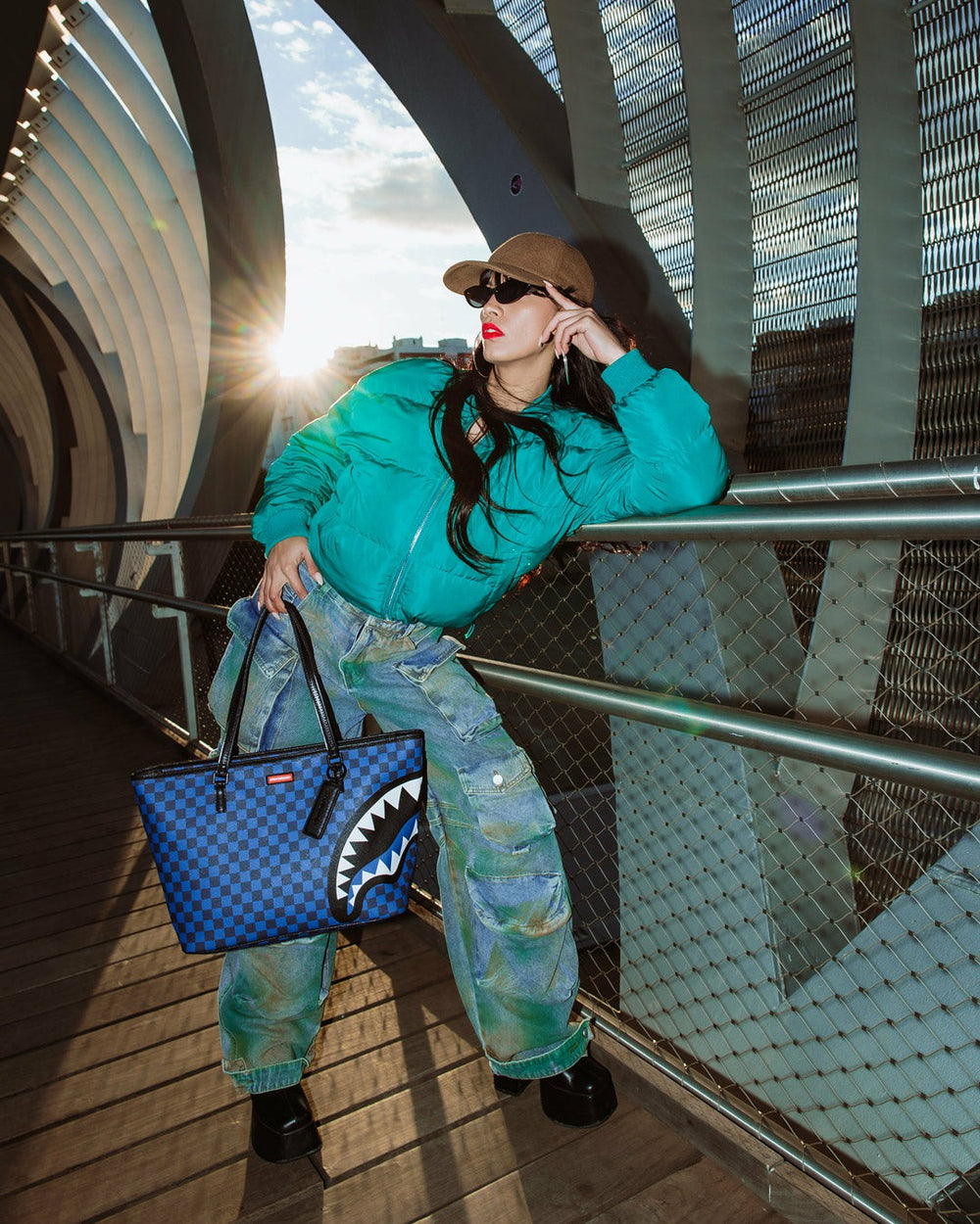 MIDNIGHT MAGIC SHARKS IN PARIS TOTE | Sprayground Limited Offer