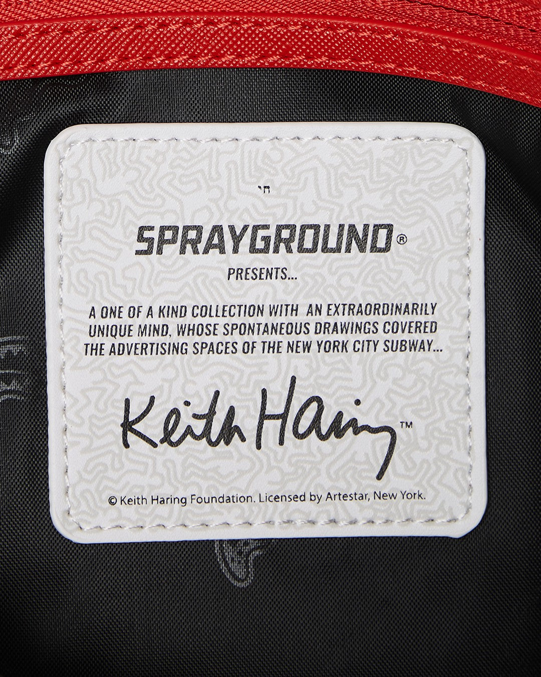 KEITH HARING THE BIG BLUE PURSE ART TOTE | Sprayground Savings