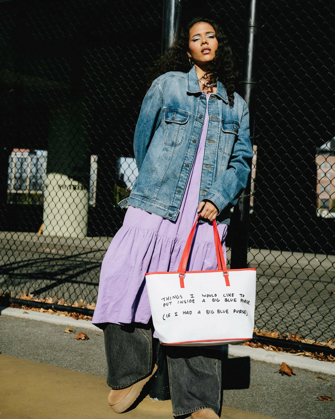 KEITH HARING THE BIG BLUE PURSE ART TOTE | Sprayground Savings