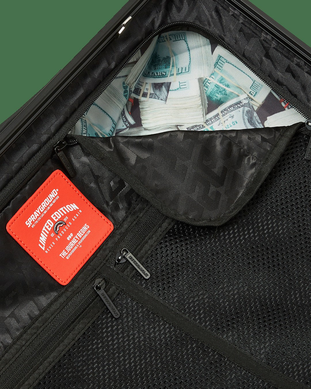 GLOBAL MOGUL UNLIMITED MILES SHARKNAUTICS HARDSHELL CARRY-ON LUGGAGE | Sprayground Hot Deal