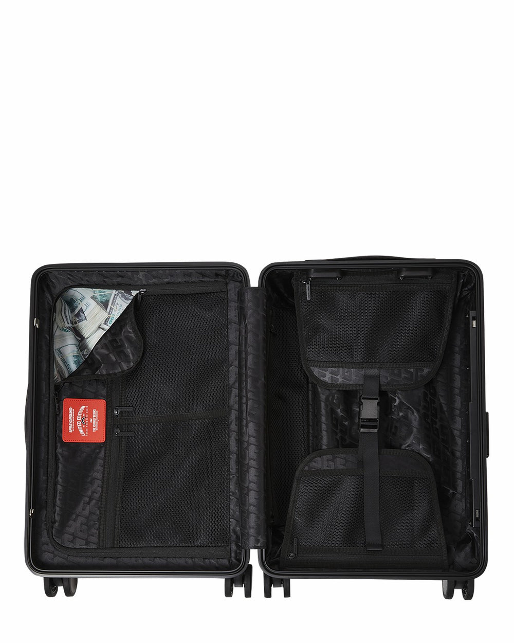 GLOBAL MOGUL UNLIMITED MILES SHARKNAUTICS HARDSHELL CARRY-ON LUGGAGE | Sprayground Hot Deal