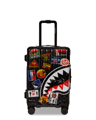 GLOBAL MOGUL UNLIMITED MILES SHARKNAUTICS HARDSHELL CARRY-ON LUGGAGE | Sprayground Hot Deal