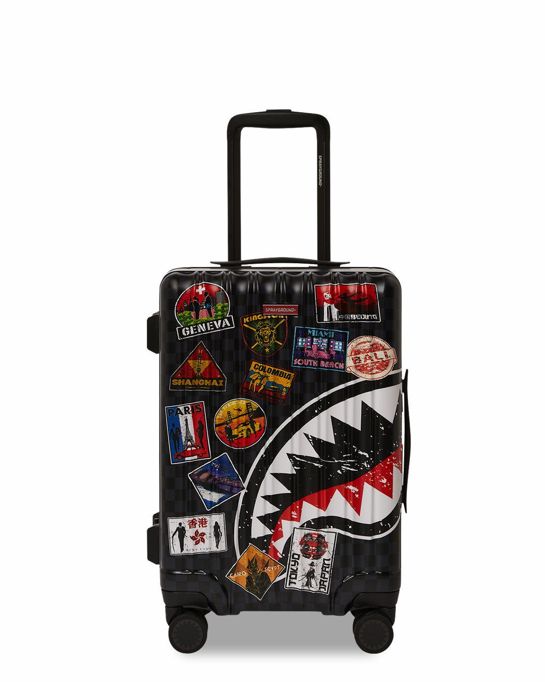 GLOBAL MOGUL UNLIMITED MILES SHARKNAUTICS HARDSHELL CARRY-ON LUGGAGE | Sprayground Hot Deal