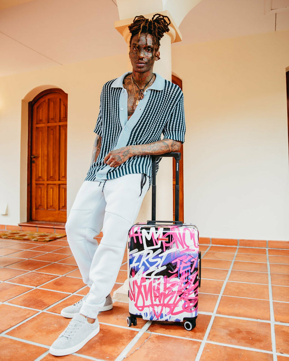 SHARK ATELIER SHARKNAUTICS HARDSHELL CARRY-ON LUGGAGE | Sprayground Savings