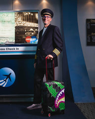 THE WILD ONE SHARKNAUTICS HARDSHELL CARRY-ON LUGGAGE | Sprayground Value Deal