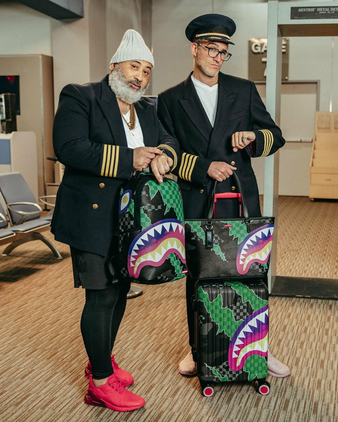 THE WILD ONE SHARKNAUTICS HARDSHELL CARRY-ON LUGGAGE | Sprayground Value Deal