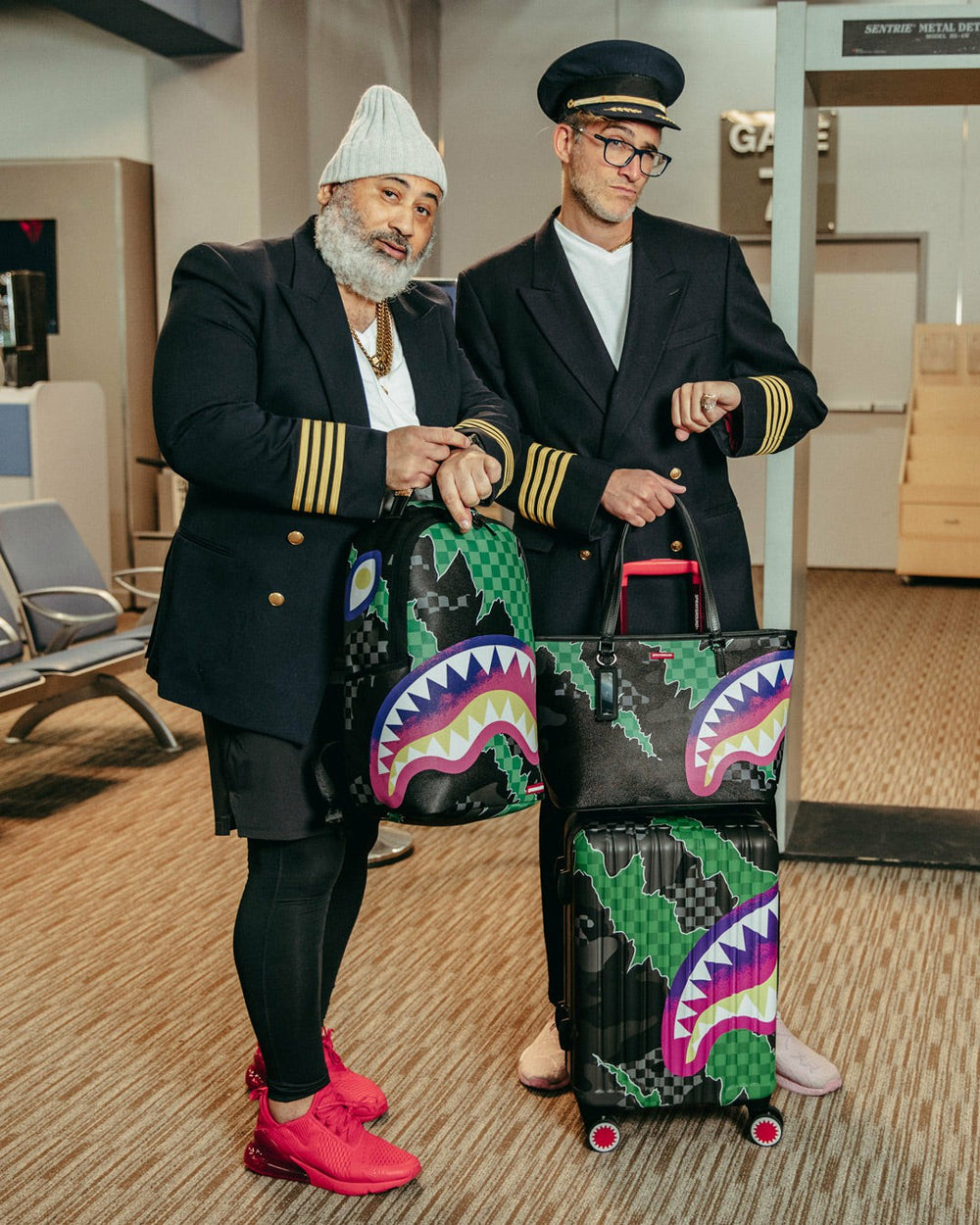 THE WILD ONE SHARKNAUTICS HARDSHELL CARRY-ON LUGGAGE | Sprayground Value Deal