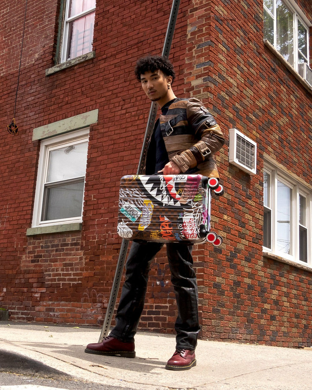 SHARKS IN PARIS THE RIZZ SHARKNAUTICS HARDSHELL CARRY-ON LUGGAGE | Sprayground Exclusive Deal