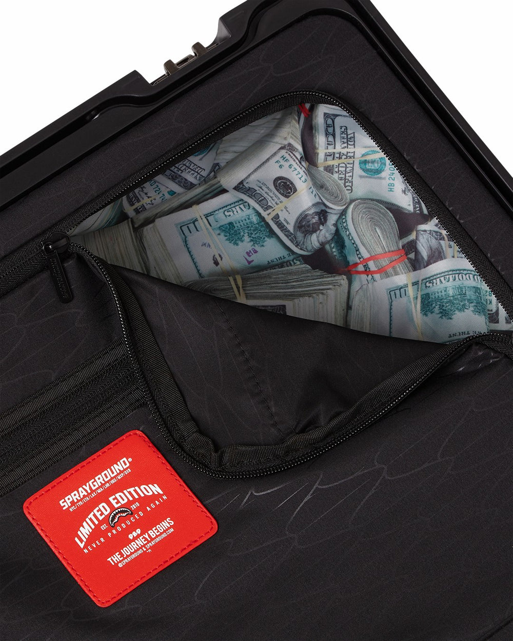 SHARKFINITY STEALTH PILOT SHARKNAUTICS HARDSHELL CARRY-ON LUGGAGE | Sprayground Special Offer