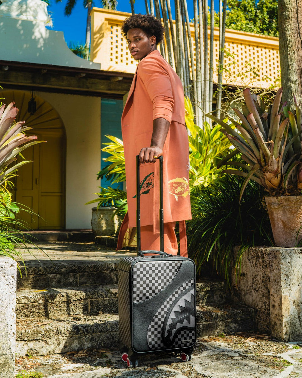 RACEWAY SHADOW PHANTOM JETSETTER CARRY-ON LUGGAGE | Sprayground Bargain