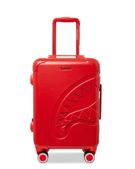 MOLDED SHARKITECTURE RED HARDSHELL CARRY-ON LUGGAGE | Sprayground Savings