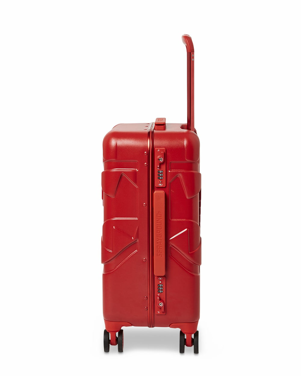MOLDED SHARKITECTURE RED HARDSHELL CARRY-ON LUGGAGE | Sprayground Savings