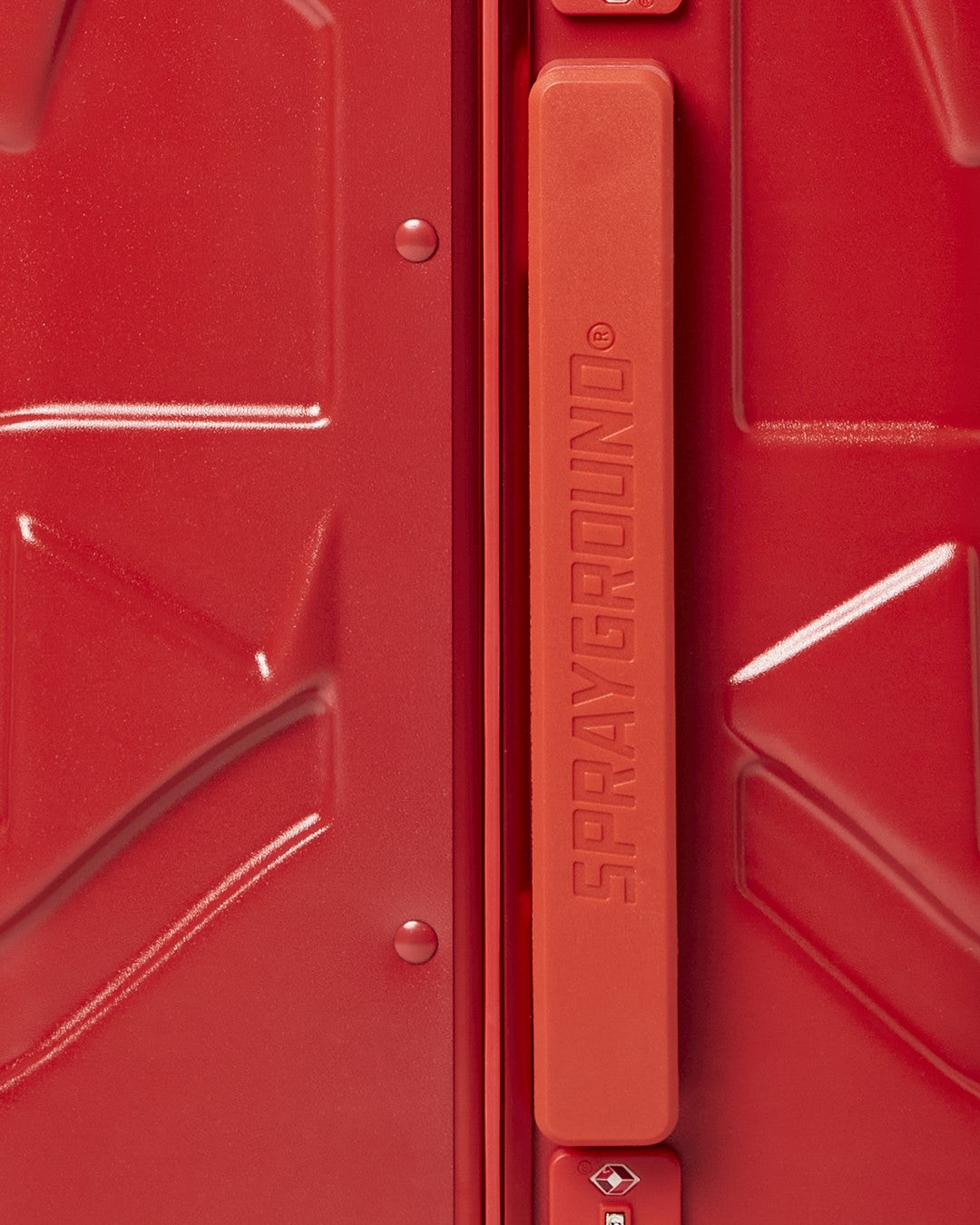MOLDED SHARKITECTURE RED HARDSHELL CARRY-ON LUGGAGE | Sprayground Savings