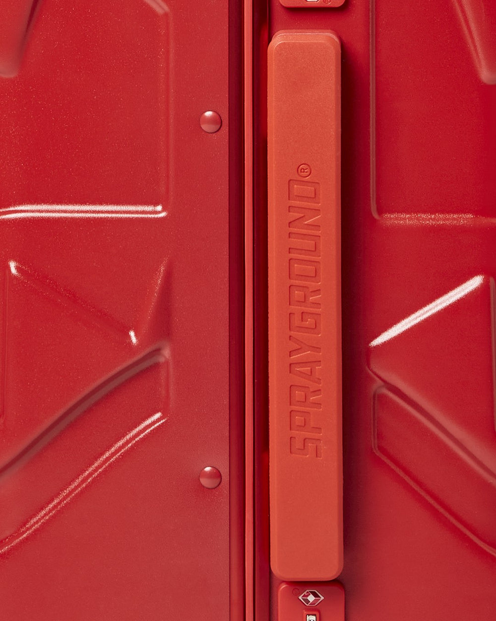 MOLDED SHARKITECTURE RED HARDSHELL CARRY-ON LUGGAGE | Sprayground Savings