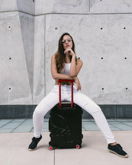 MOLDED SHARKITECTURE BLACK HARDSHELL CARRY-ON LUGGAGE | Sprayground Discounted