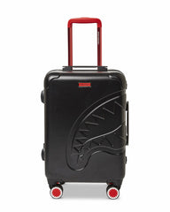 MOLDED SHARKITECTURE BLACK HARDSHELL CARRY-ON LUGGAGE | Sprayground Discounted