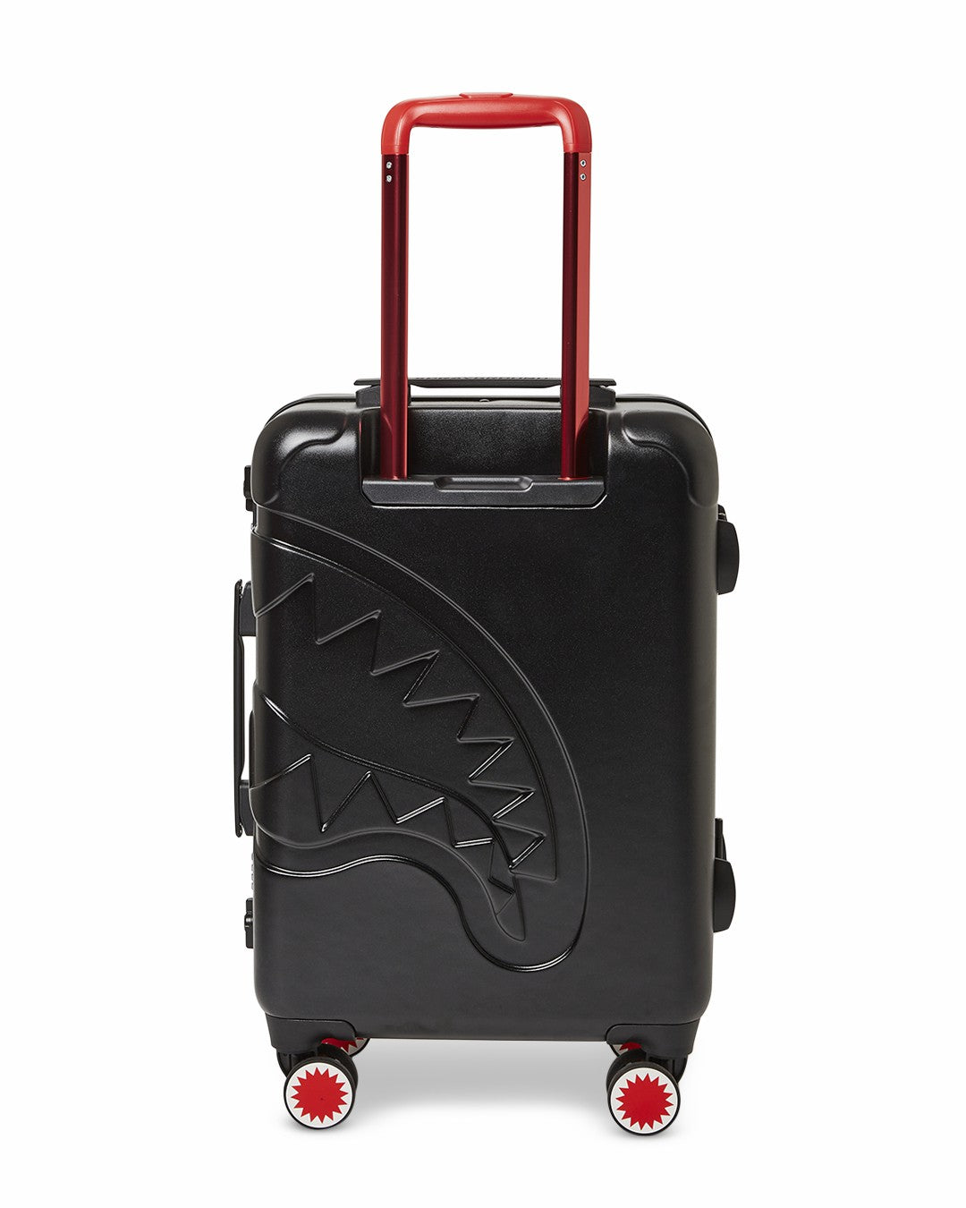 MOLDED SHARKITECTURE BLACK HARDSHELL CARRY-ON LUGGAGE | Sprayground Discounted