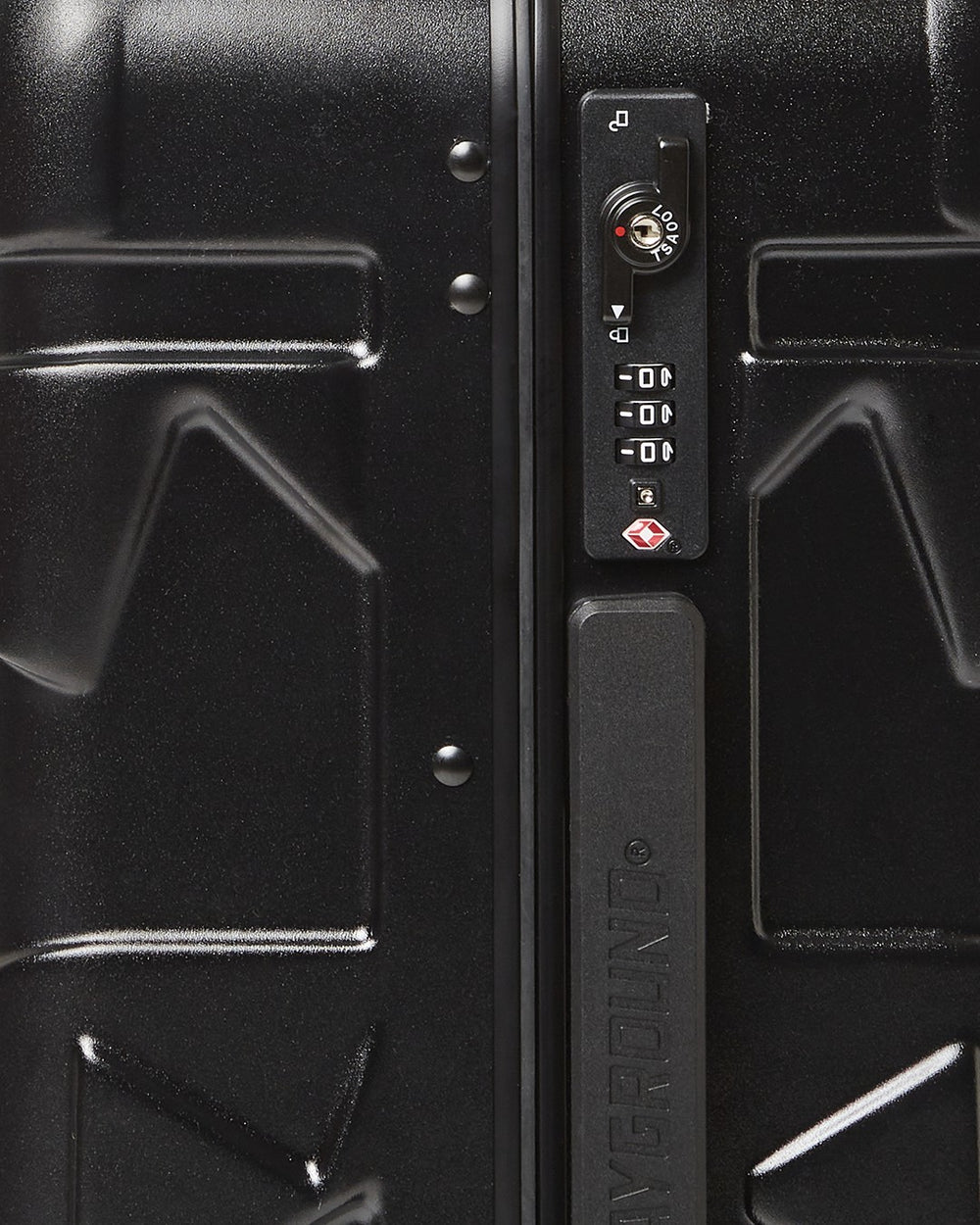 MOLDED SHARKITECTURE BLACK HARDSHELL CARRY-ON LUGGAGE | Sprayground Discounted