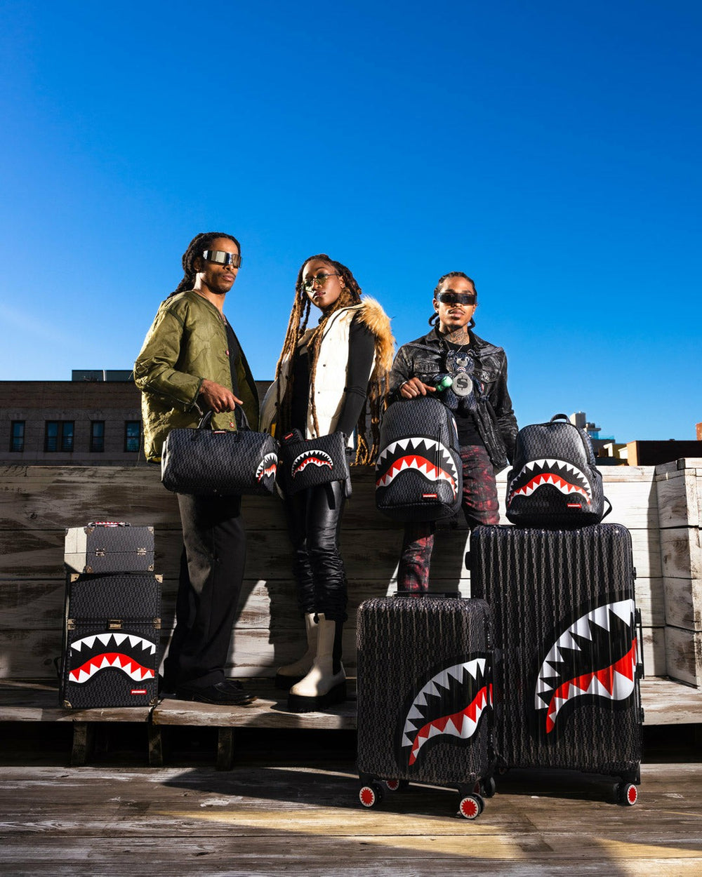 SPRAYGATTI REVV SHARKNAUTICS HARDSHELL CARRY-ON LUGGAGE | Sprayground Special Offer