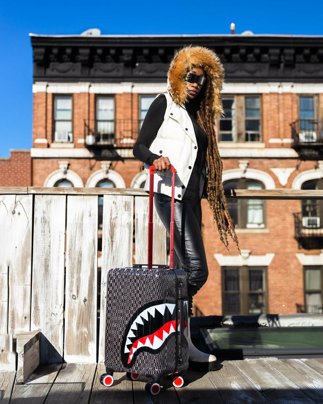 SPRAYGATTI REVV SHARKNAUTICS HARDSHELL CARRY-ON LUGGAGE | Sprayground Special Offer