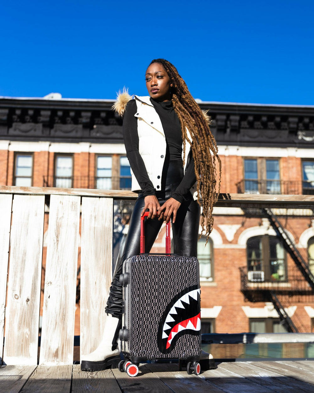 SPRAYGATTI REVV SHARKNAUTICS HARDSHELL CARRY-ON LUGGAGE | Sprayground Special Offer