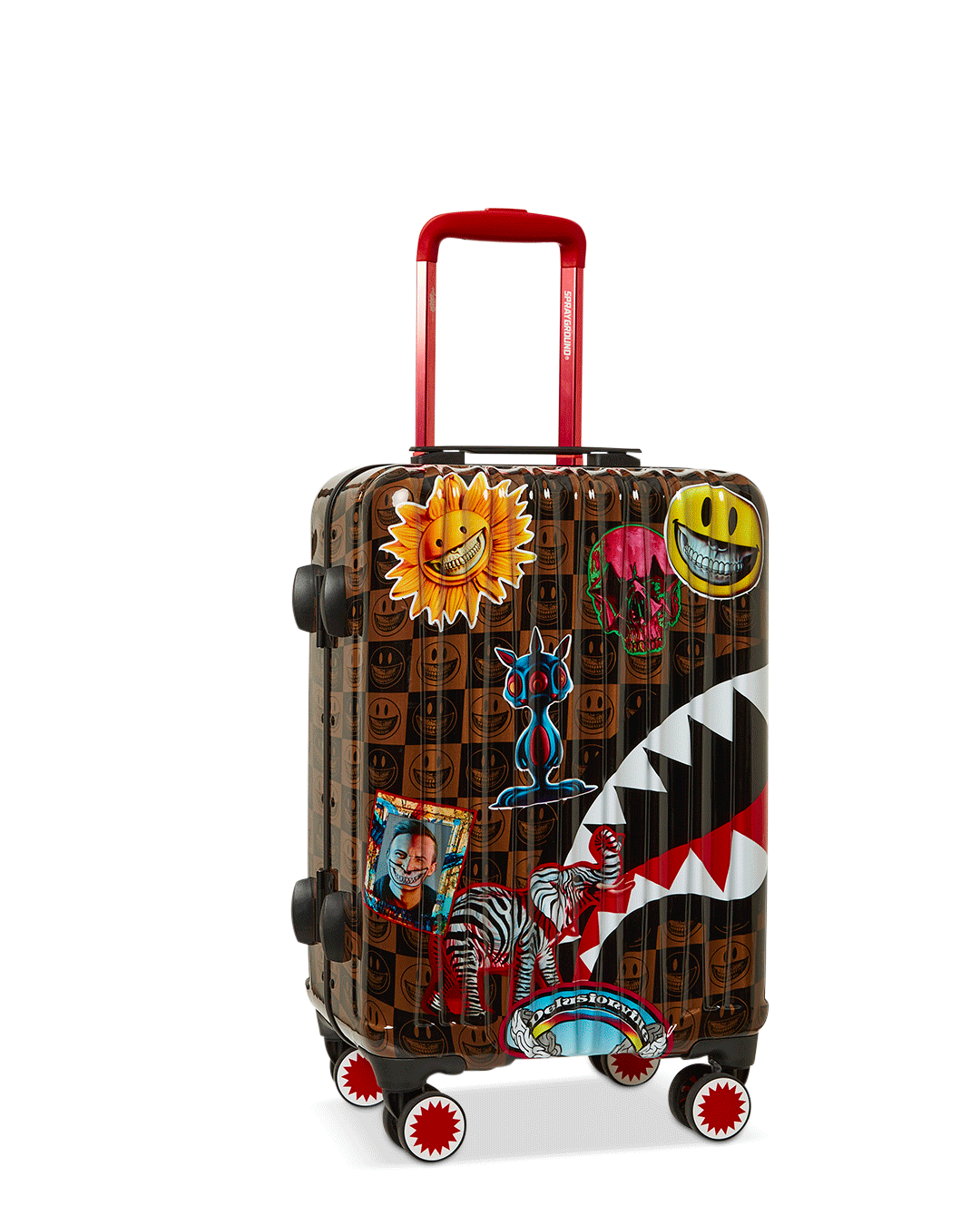 GLOBAL MOGUL POPAGANDA RON ENGLISH EDITION HARDSHELL CARRY-ON LUGGAGE | Sprayground On Sale