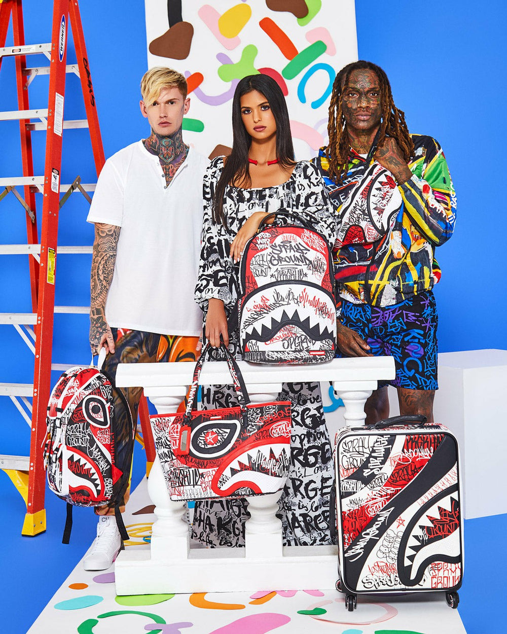 MYSTERIOUS MASTERMIND JETSETTER CARRY-ON LUGGAGE | Sprayground Outlets
