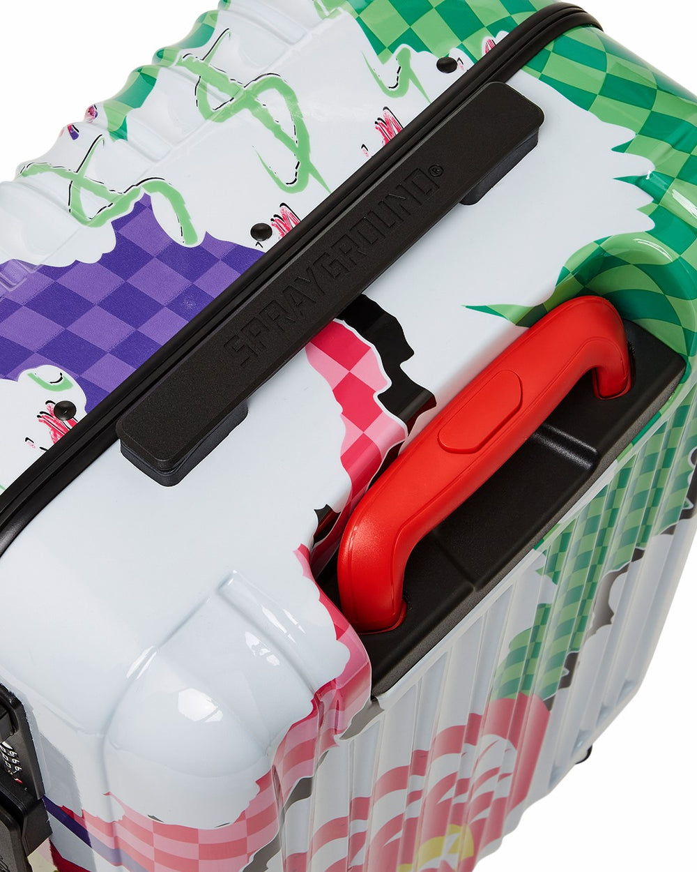DREAMY TECHNICOLOR SHARKNAUTICS HARDSHELL CARRY-ON LUGGAGE | Sprayground Value Deal