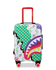 DREAMY TECHNICOLOR SHARKNAUTICS HARDSHELL CARRY-ON LUGGAGE | Sprayground Value Deal