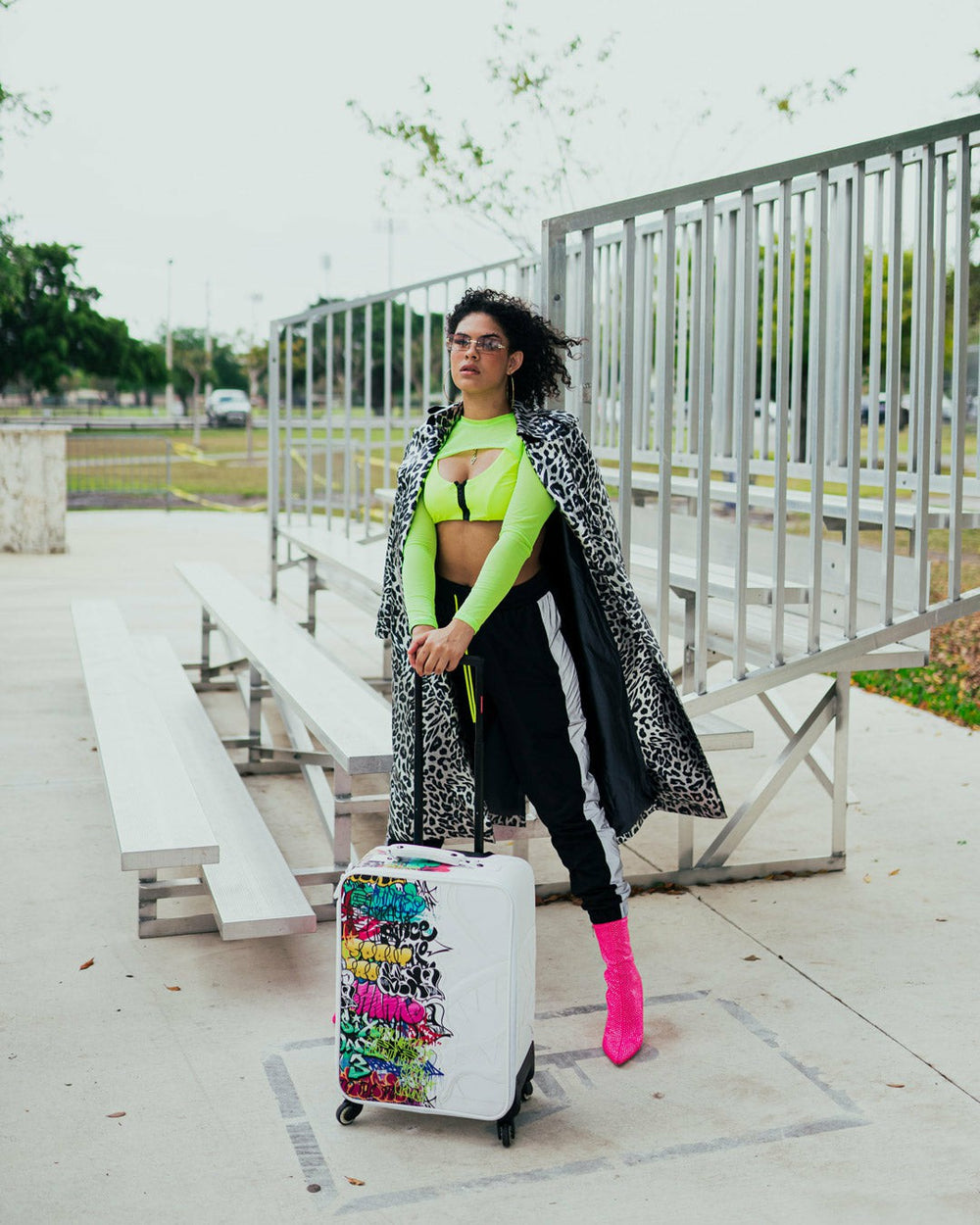 HALF GRAFF JETSETTER CARRY-ON LUGGAGE | Sprayground Exclusive Deal