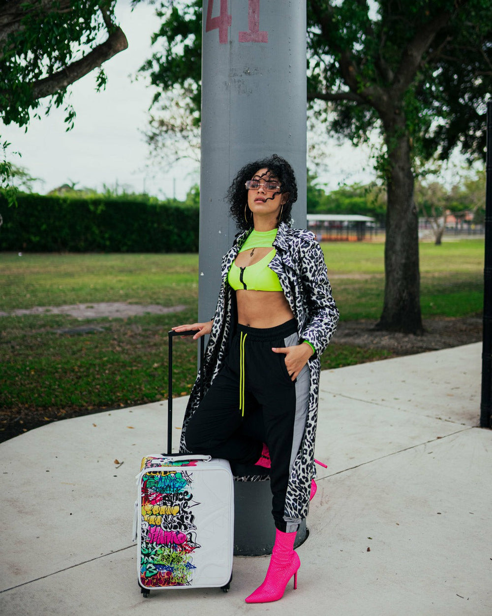 HALF GRAFF JETSETTER CARRY-ON LUGGAGE | Sprayground Exclusive Deal