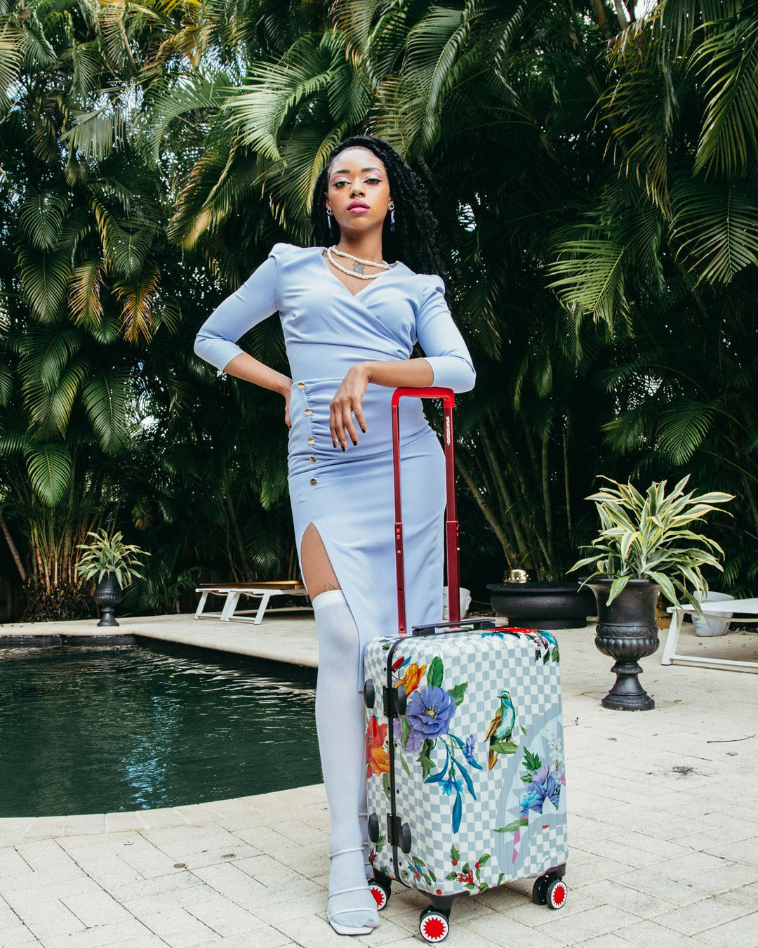 JARDIN DU PALAIS SHARKNAUTICS HARDSHELL CARRY-ON LUGGAGE | Sprayground Outlets