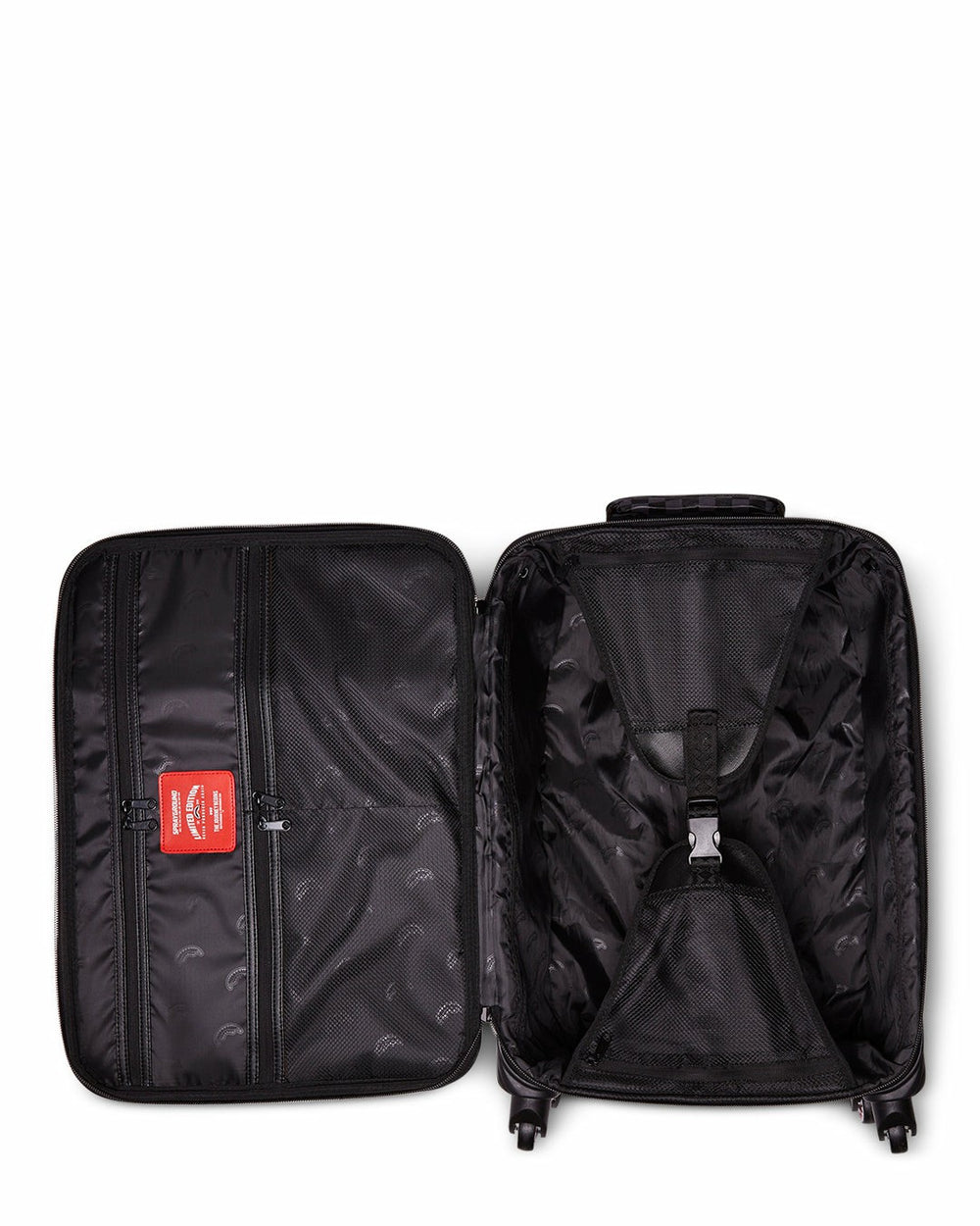 XTC GREY SHARKS IN PARIS JETSETTER CARRY-ON LUGGAGE | Sprayground Discounted