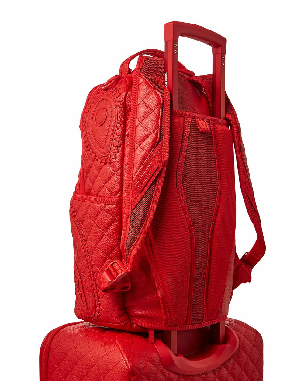 RED RIVIERA JETSETTER CARRY-ON LUGGAGE | Sprayground Value Deal