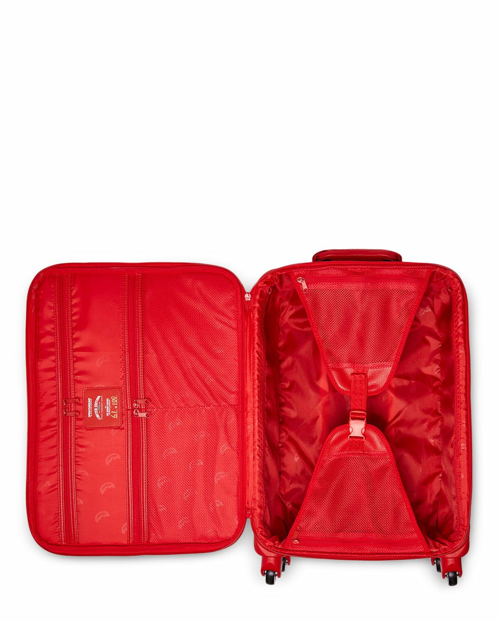 RED RIVIERA JETSETTER CARRY-ON LUGGAGE | Sprayground Value Deal