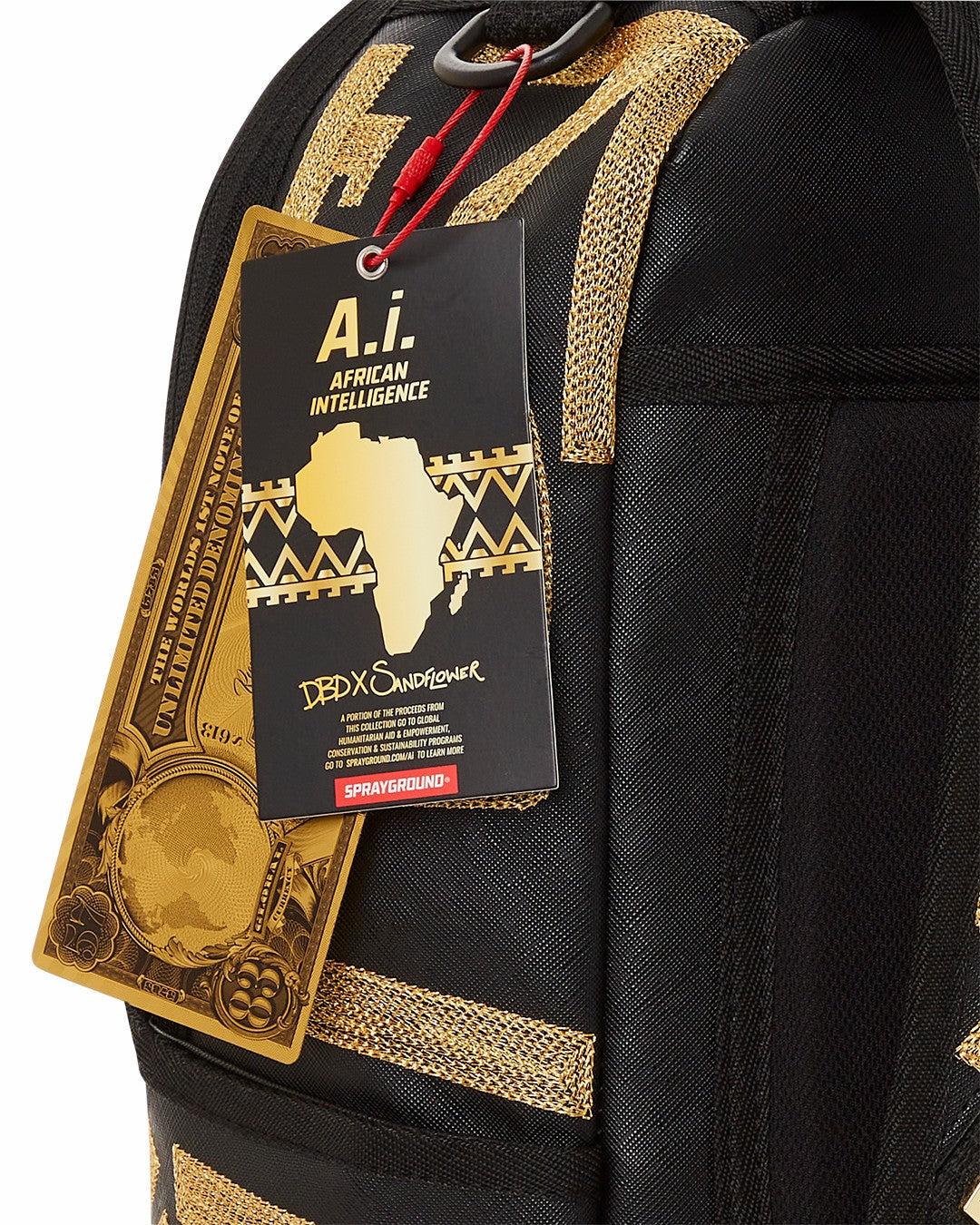 A.I.8 AFRICAN INTELLIGENCE PATH TO THE FUTURE II BACKPACK (DLXV) | Sprayground Bargain