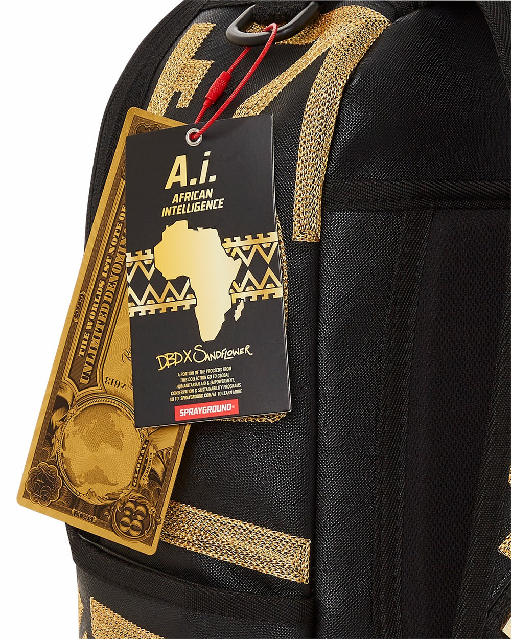 A.I.8 AFRICAN INTELLIGENCE PATH TO THE FUTURE II BACKPACK (DLXV) | Sprayground Bargain
