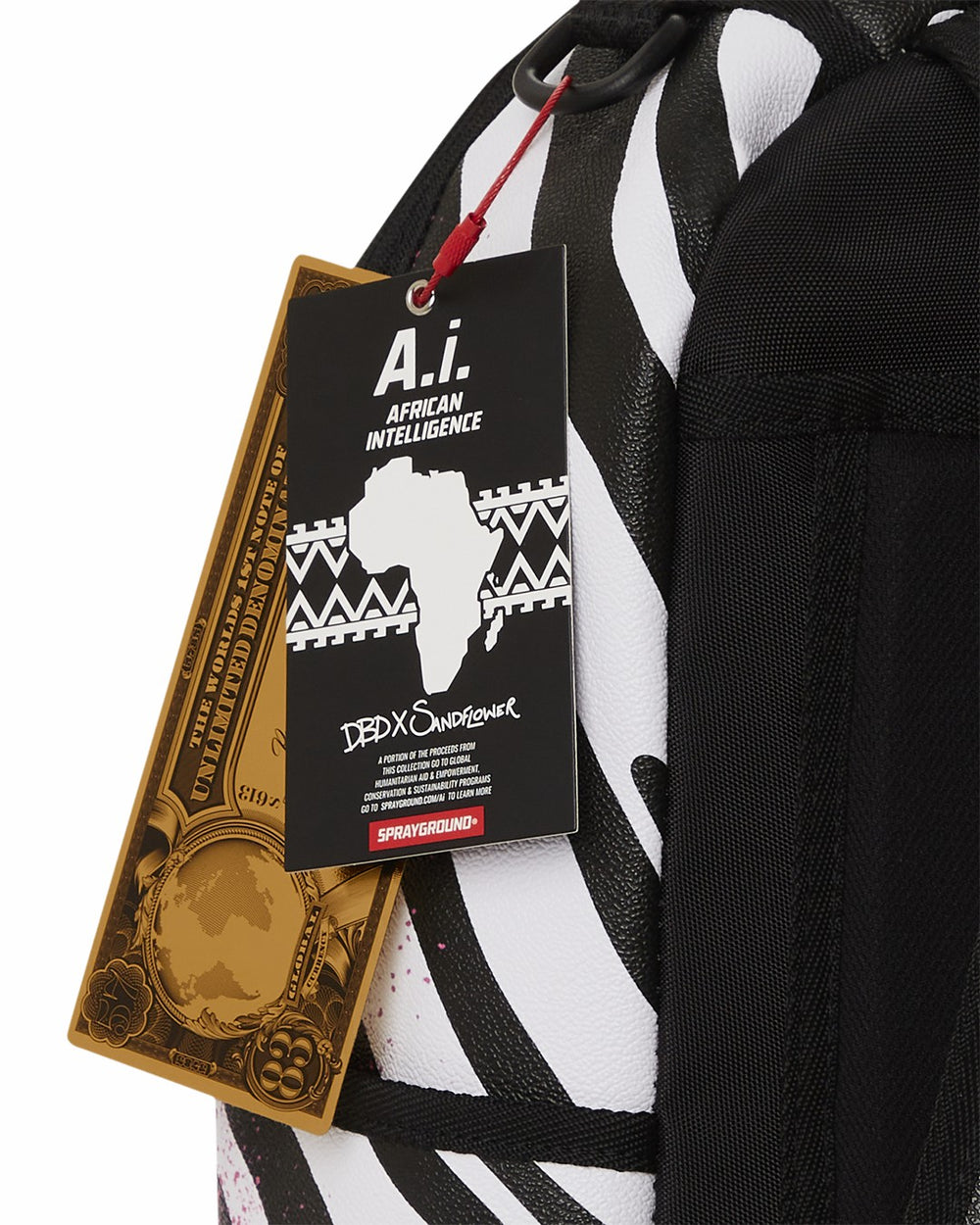 A.I.8 AFRICAN INTELLIGENCE MOTHERLAND LOVE BACKPACK (DLXV) | Sprayground Value Deal