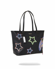 STAR RACER A.I.7 SANDFLOWER COLLAB BEADED TOTE | Sprayground Limited Offer