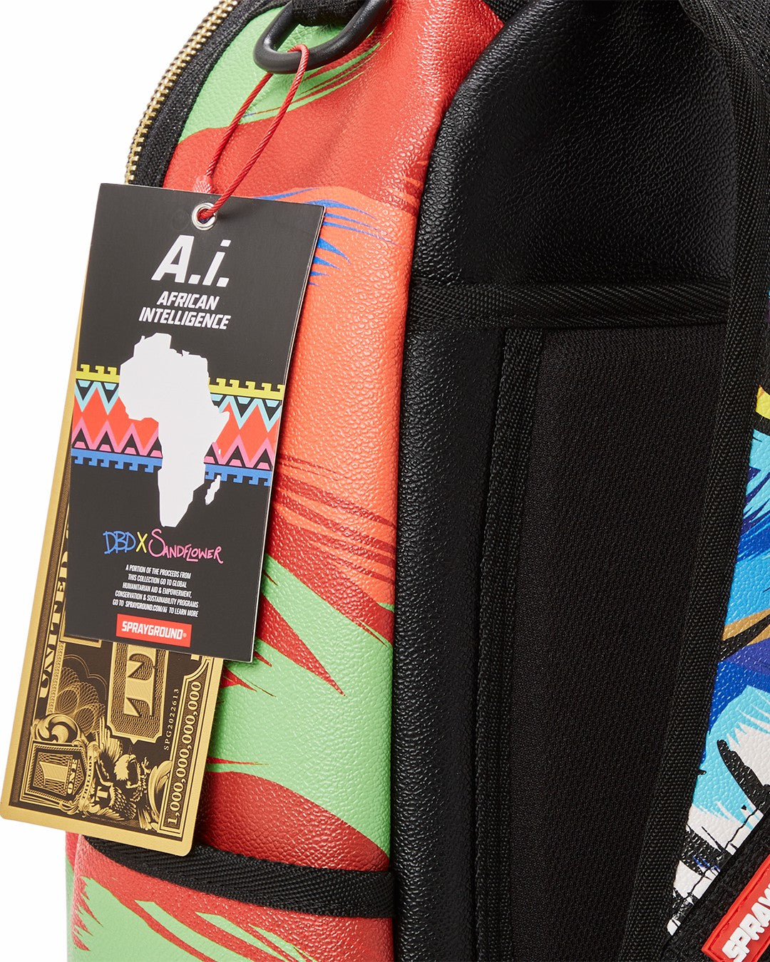 HEAR MY ROAR A.i.6 SANDFLOWER COLLAB BACKPACK (DLXV) | Sprayground On Sale