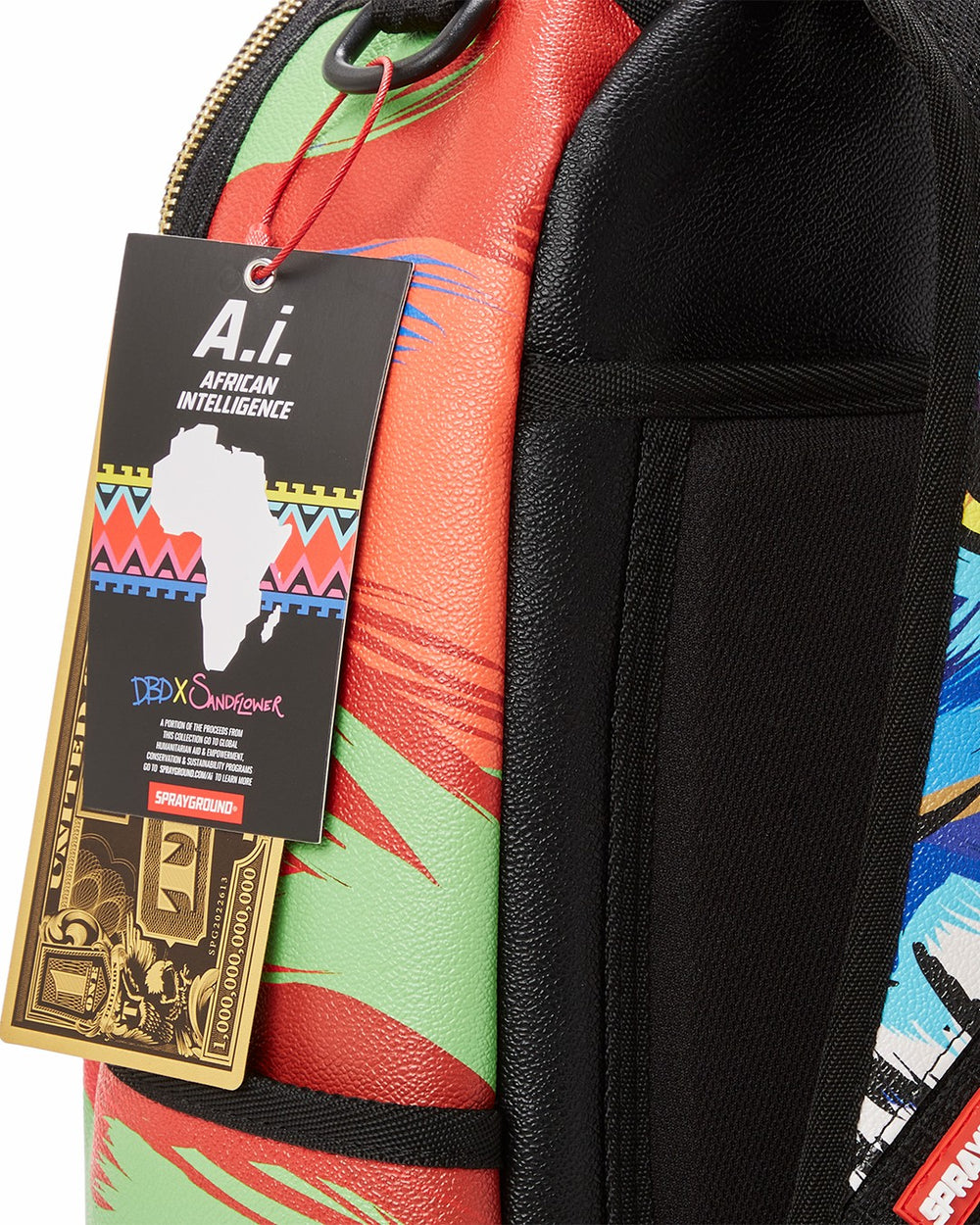 HEAR MY ROAR A.i.6 SANDFLOWER COLLAB BACKPACK (DLXV) | Sprayground On Sale