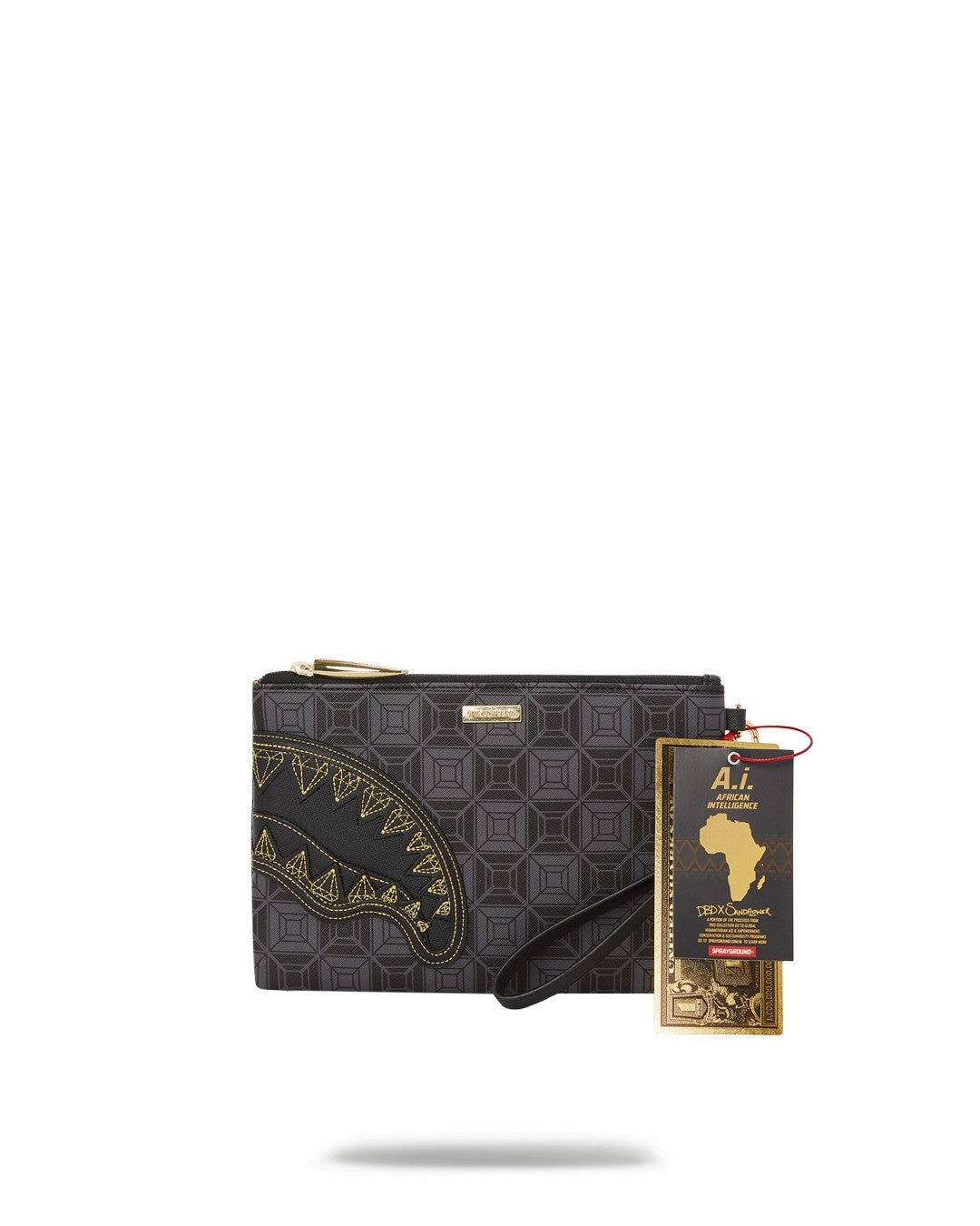 OBSIDIAN STUNNER A.i.6 SANDFLOWER COLLAB CROSSOVER CLUTCH | Sprayground Bargain