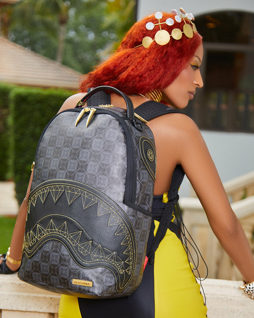 OBSIDIAN STUNNER A.i.6 SANDFLOWER COLLAB BACKPACK (DLXV) | Sprayground Value Deal