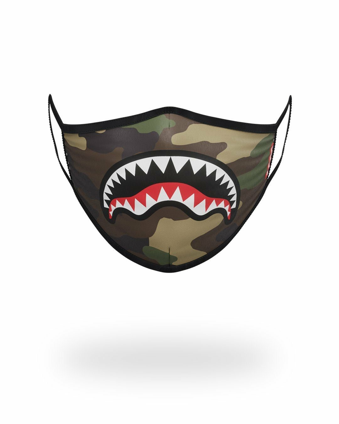 CAMO SHARKMOUTH FORM-FITTING MASK | Sprayground Value Deal
