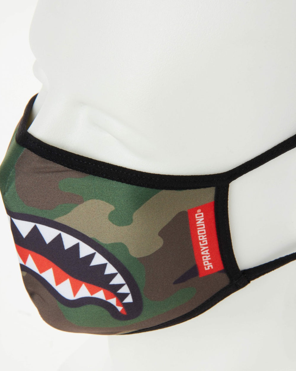 CAMO SHARKMOUTH FORM-FITTING MASK | Sprayground Value Deal