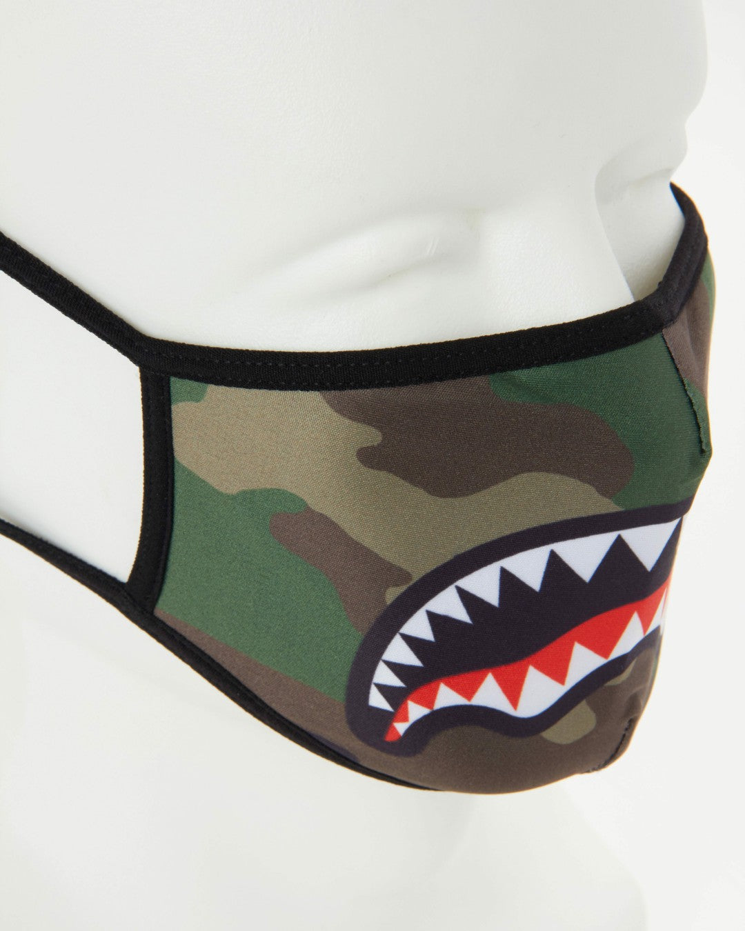 CAMO SHARKMOUTH FORM-FITTING MASK | Sprayground Value Deal
