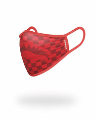 SHARKS IN PARIS (RED) FORM-FITTING MASK | Sprayground Hot Deal